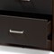 Baxton Studio Hansel Modern 2-Drawer Dark Brown and Dark Grey Finished Nightstand 147-8259 - alternate 2